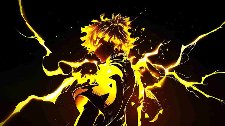 Zenitsu from Demon Slayer